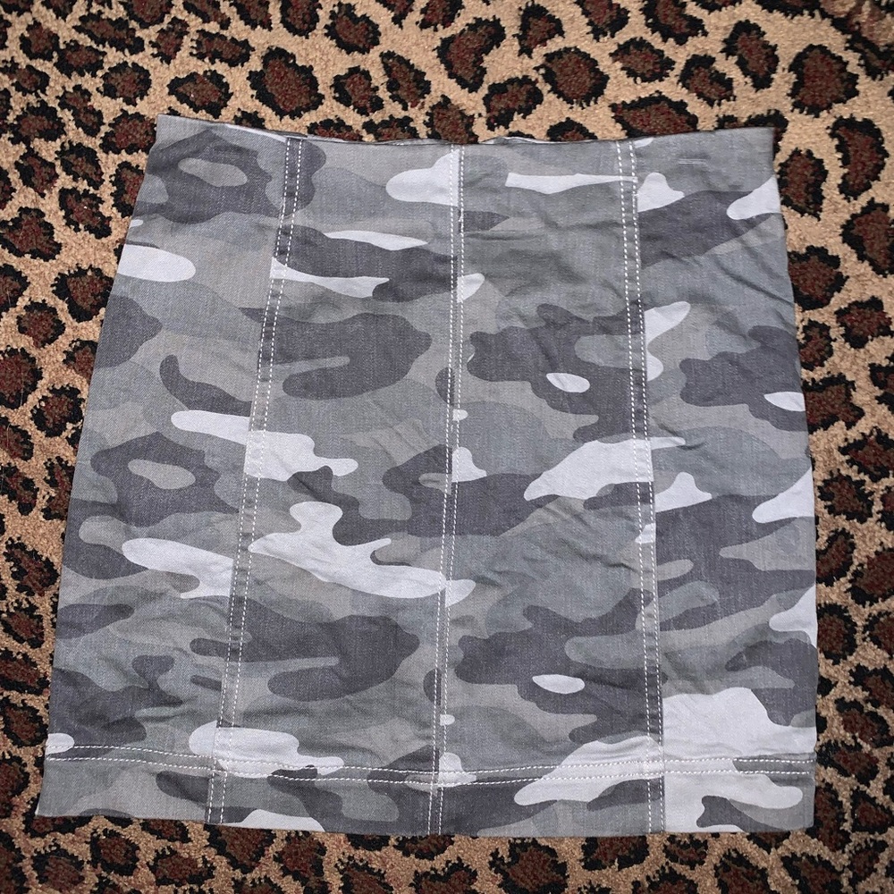 Tight Camo Skirt